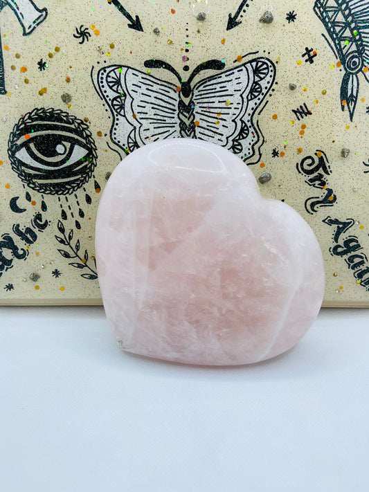 Rose Quartz Heart