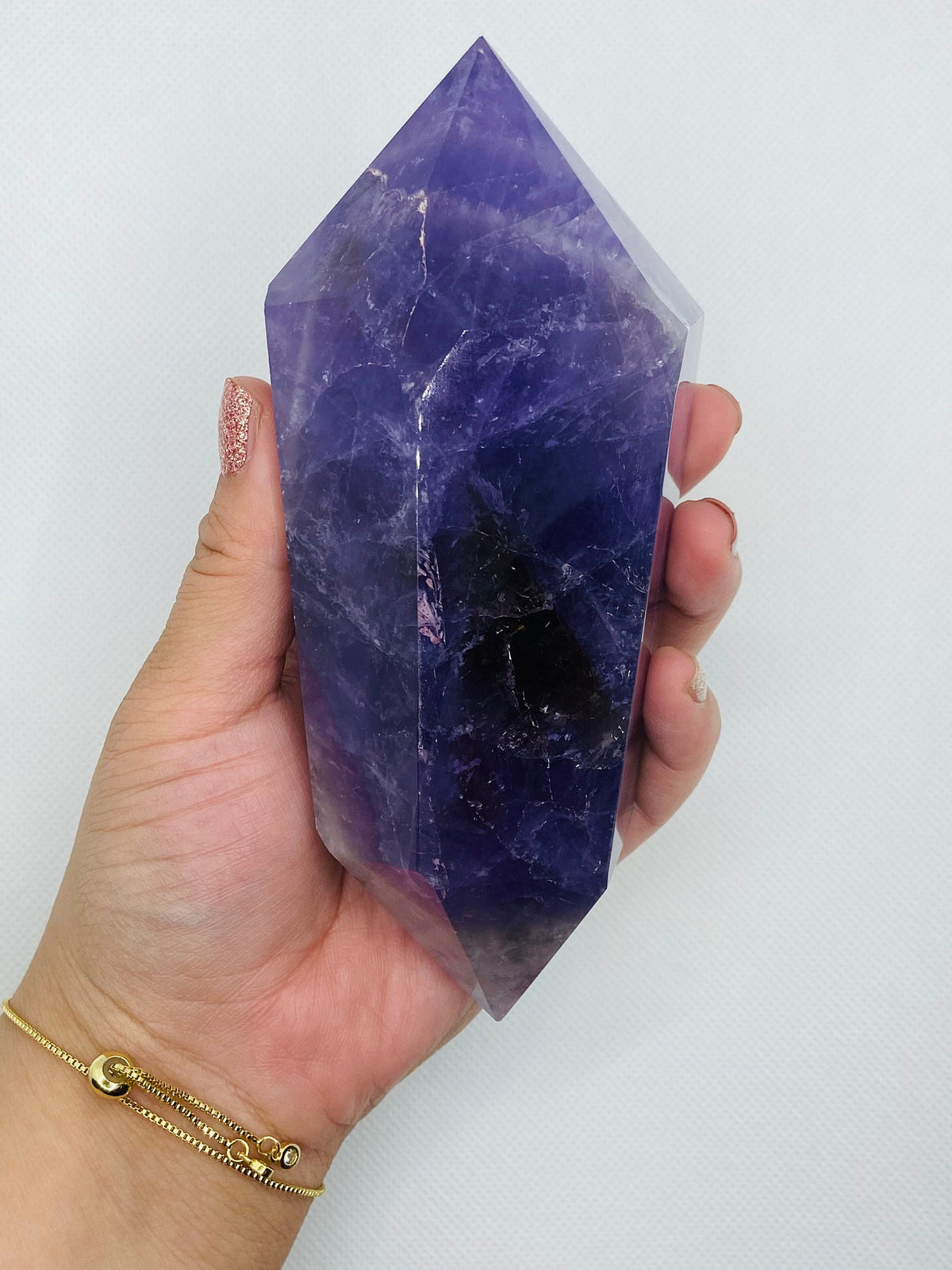 Large Double Terminated Amethyst