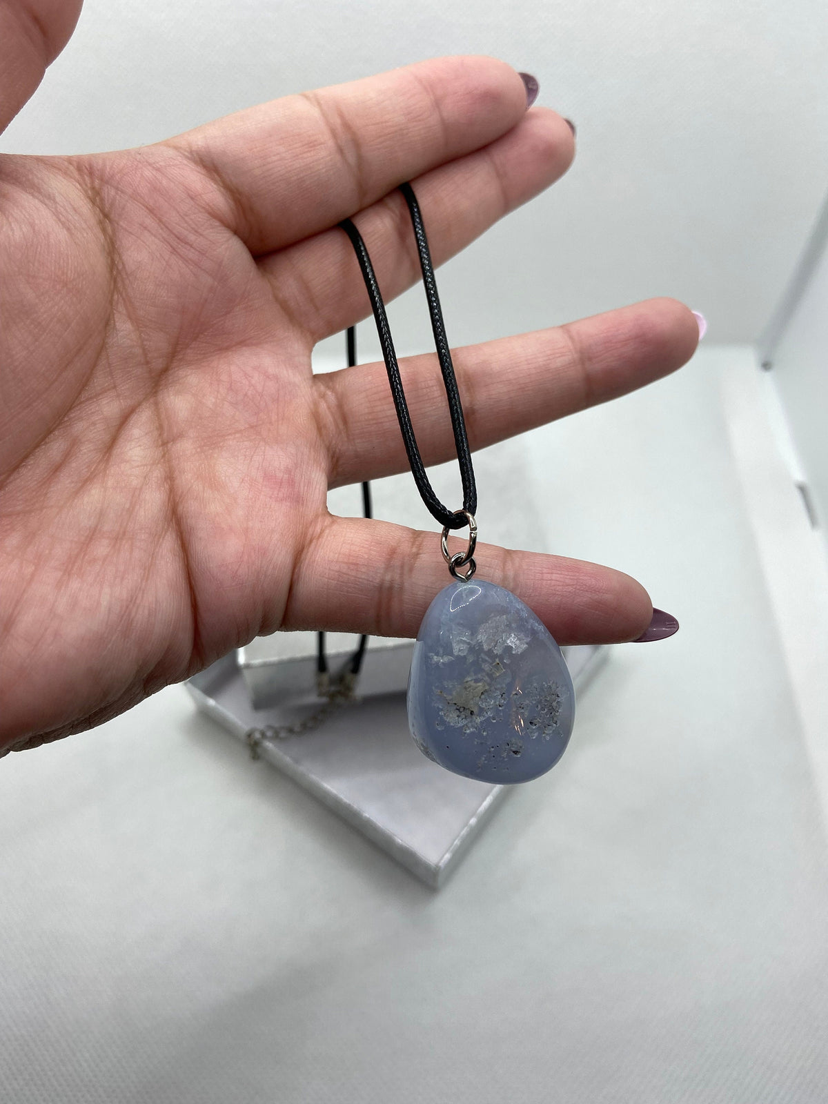 Blue Lace Agate Necklace