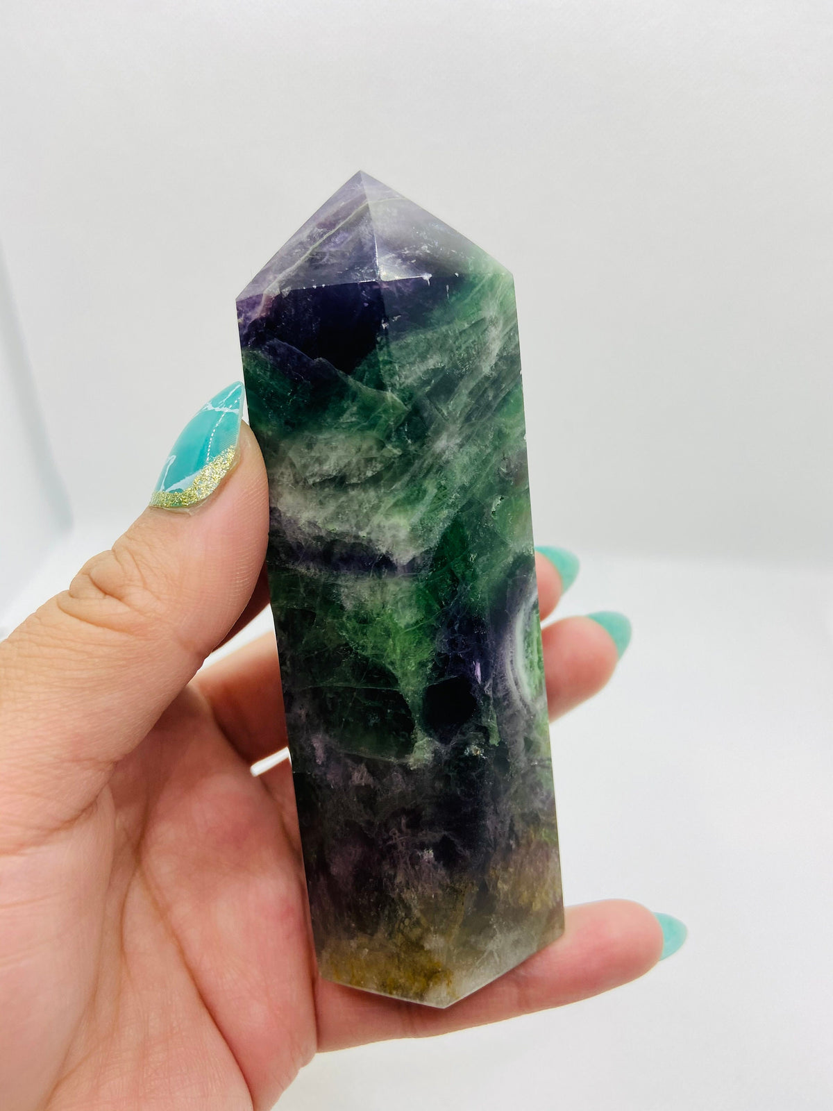 Medium Druzy Fluorite Tower