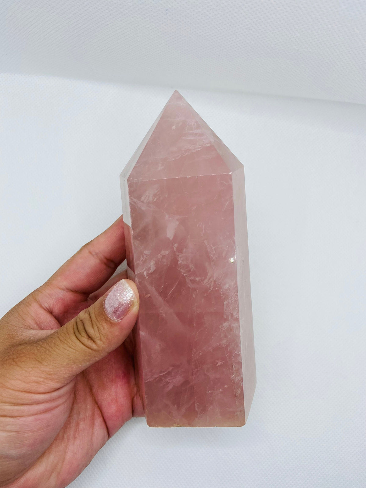Mozambique Rose Quartz Tower