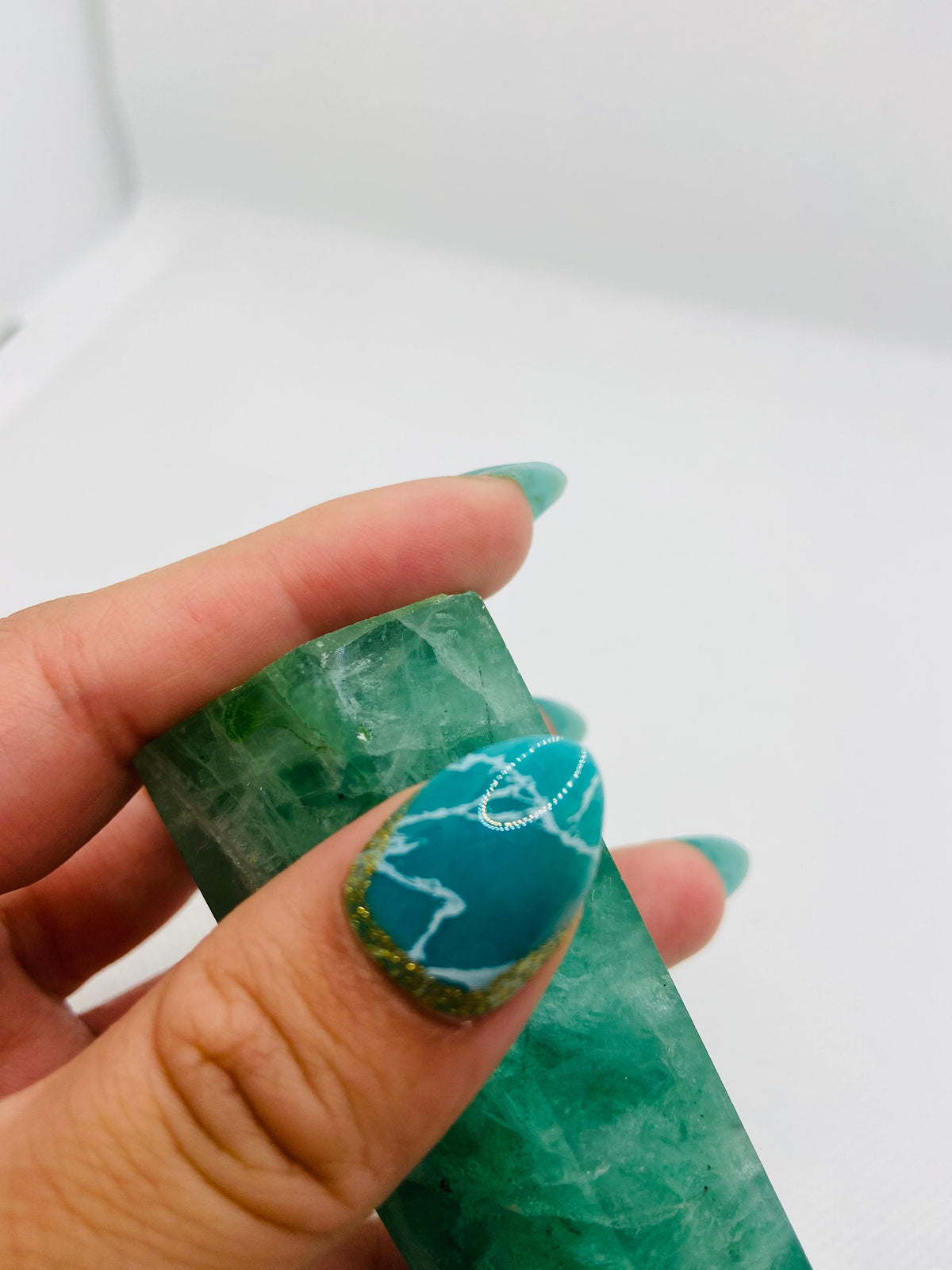 Medium Green Fluorite Tower