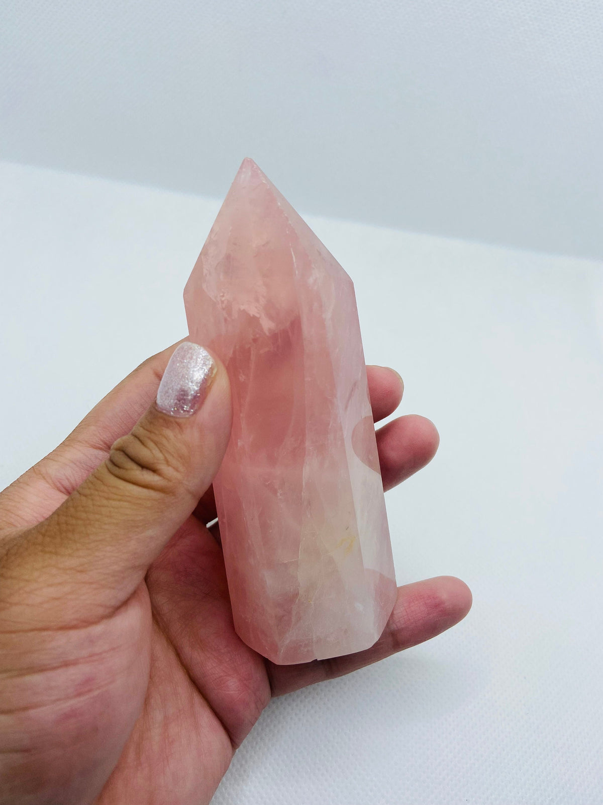 Mozambique Rose Quartz Tower