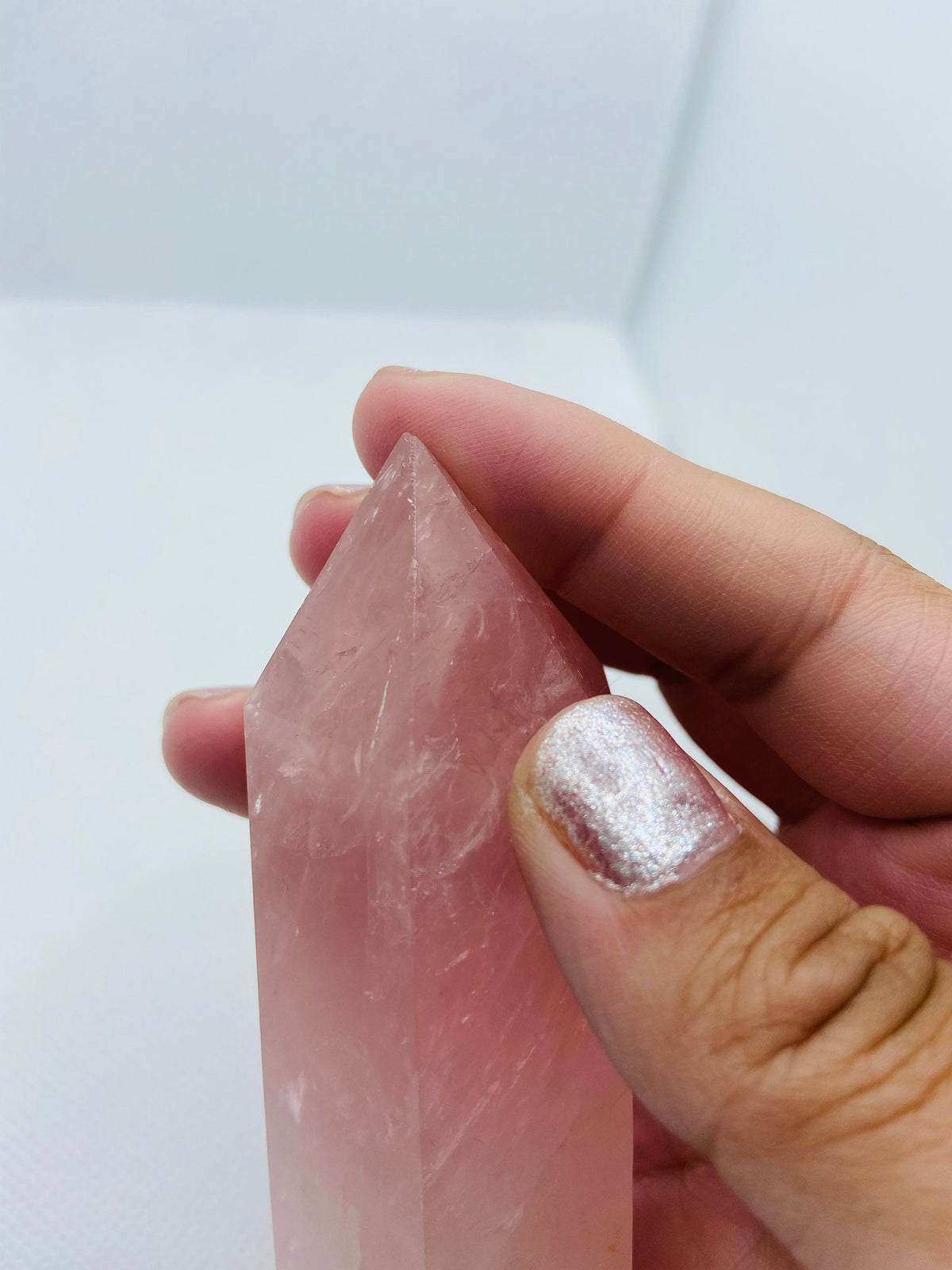 Mozambique Rose Quartz Tower