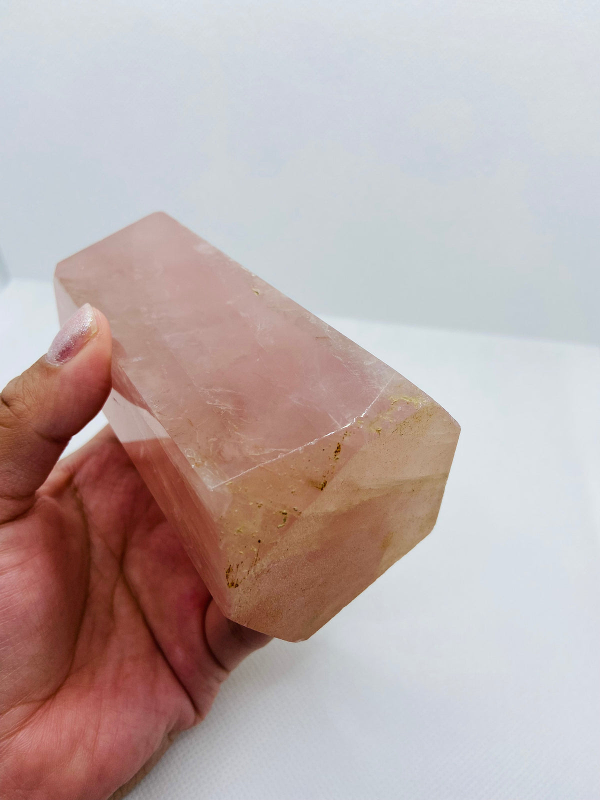 Mozambique Rose Quartz Tower