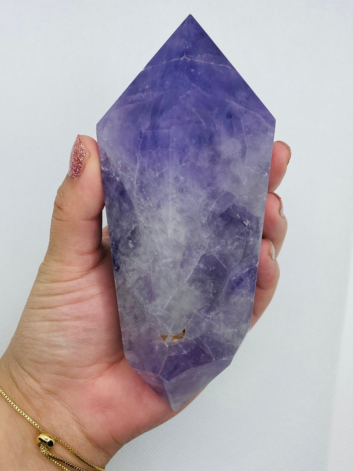 Large Double Terminated Amethyst