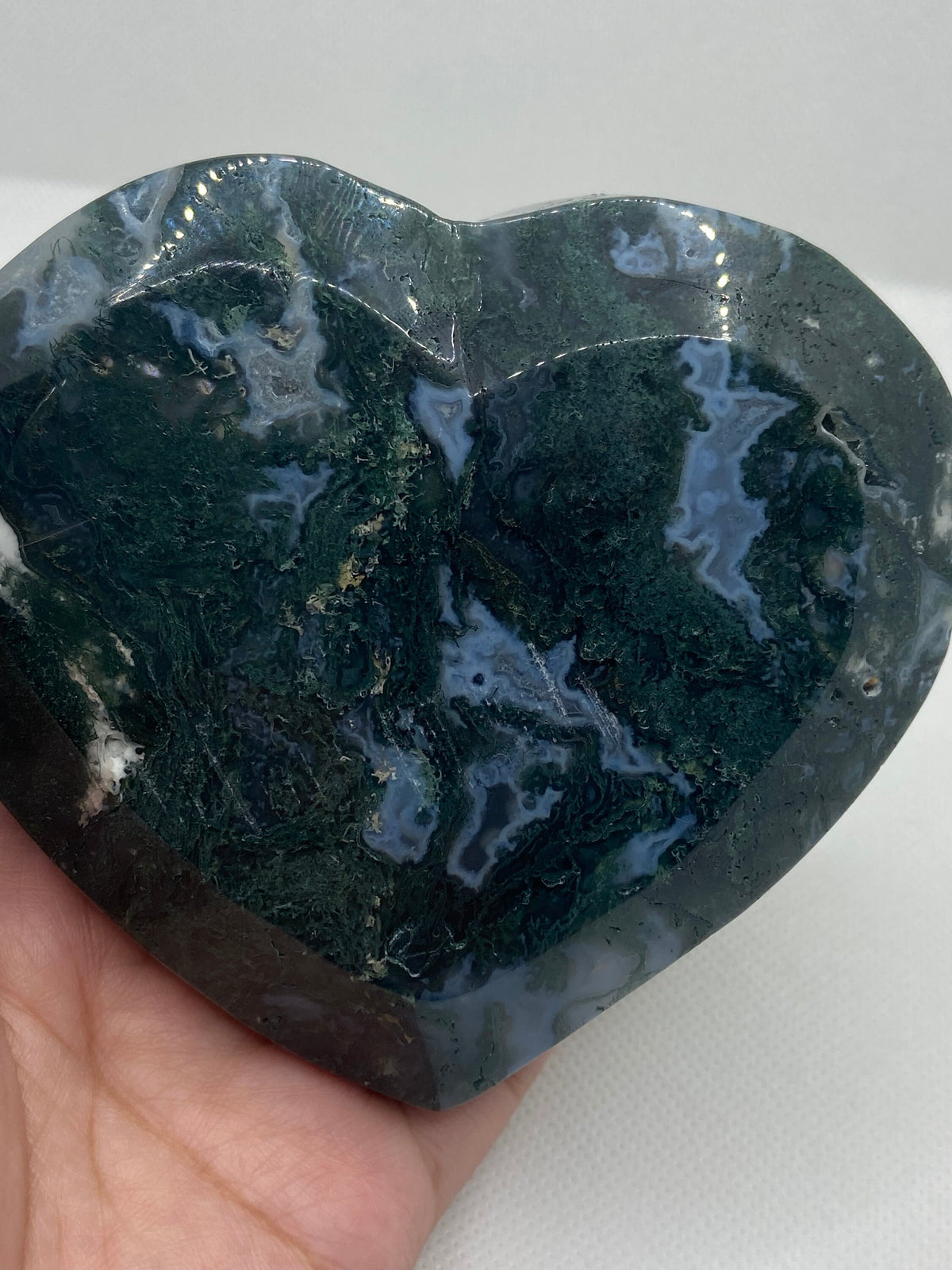 Moss Agate Bowl