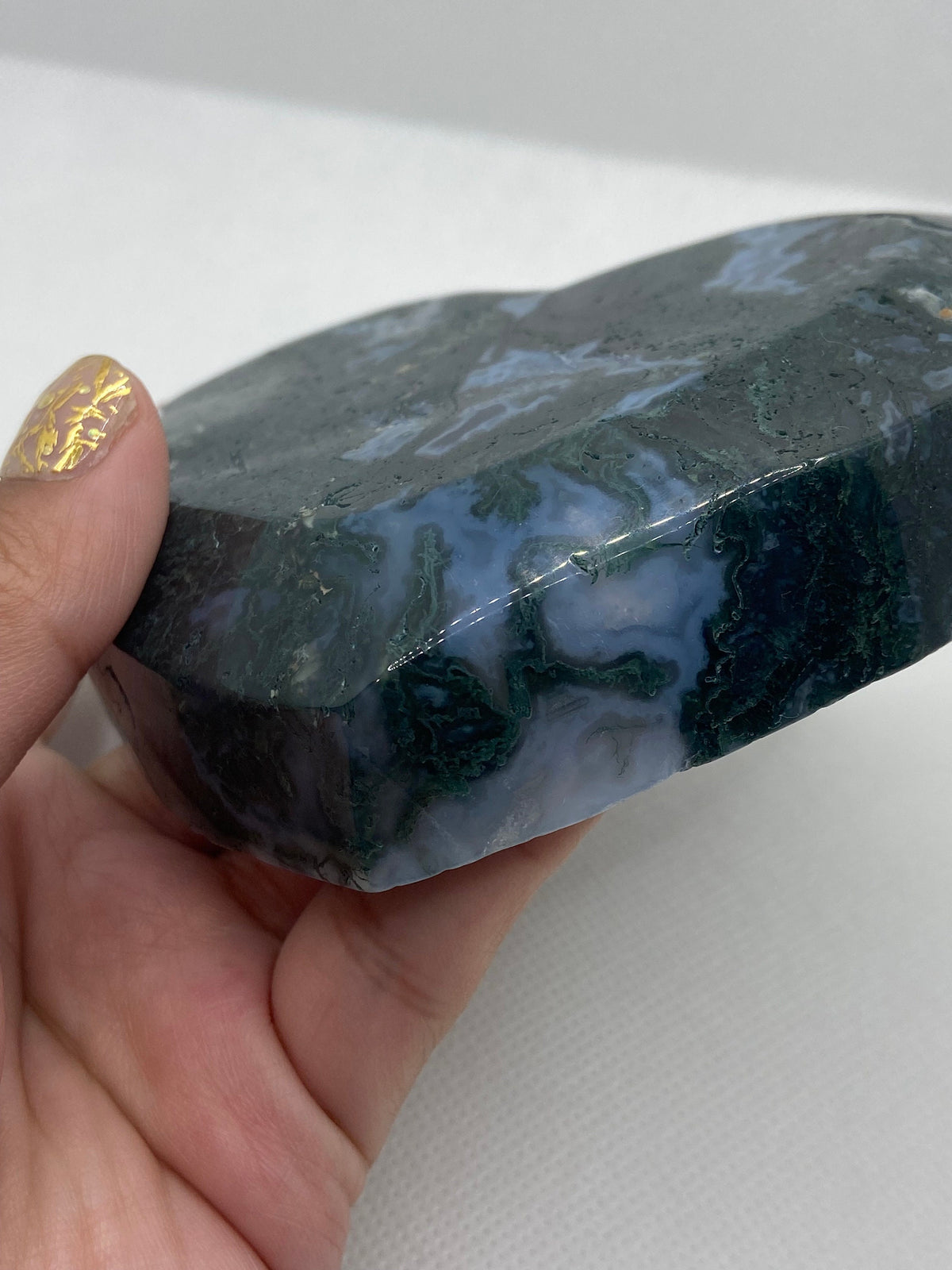 Moss Agate Bowl