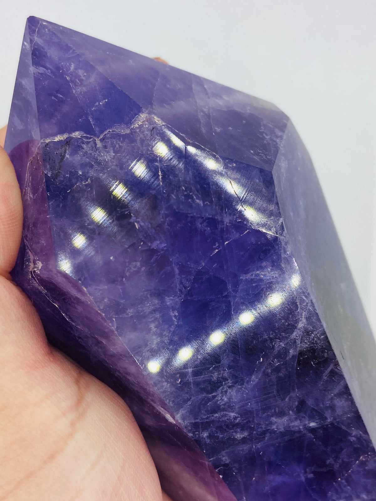 Large Double Terminated Amethyst