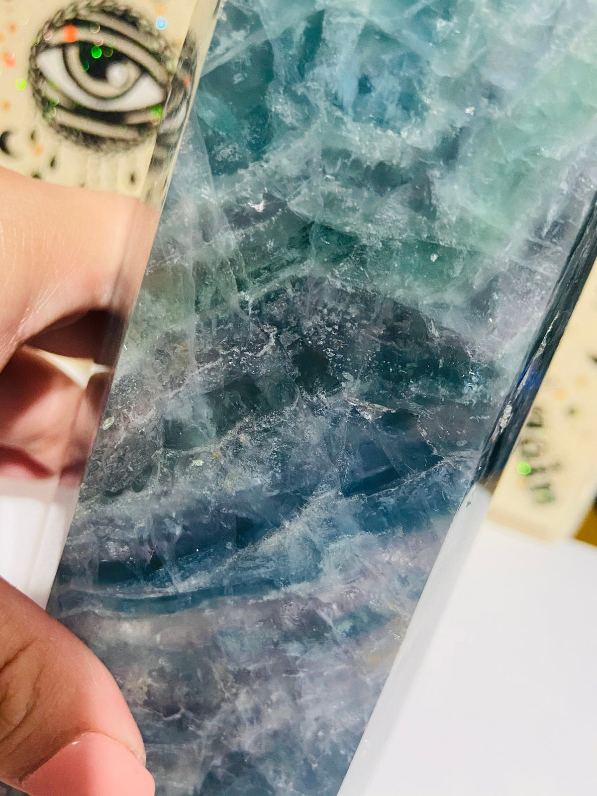 7.3" X-Large Fluorite Tower 3.7 LB