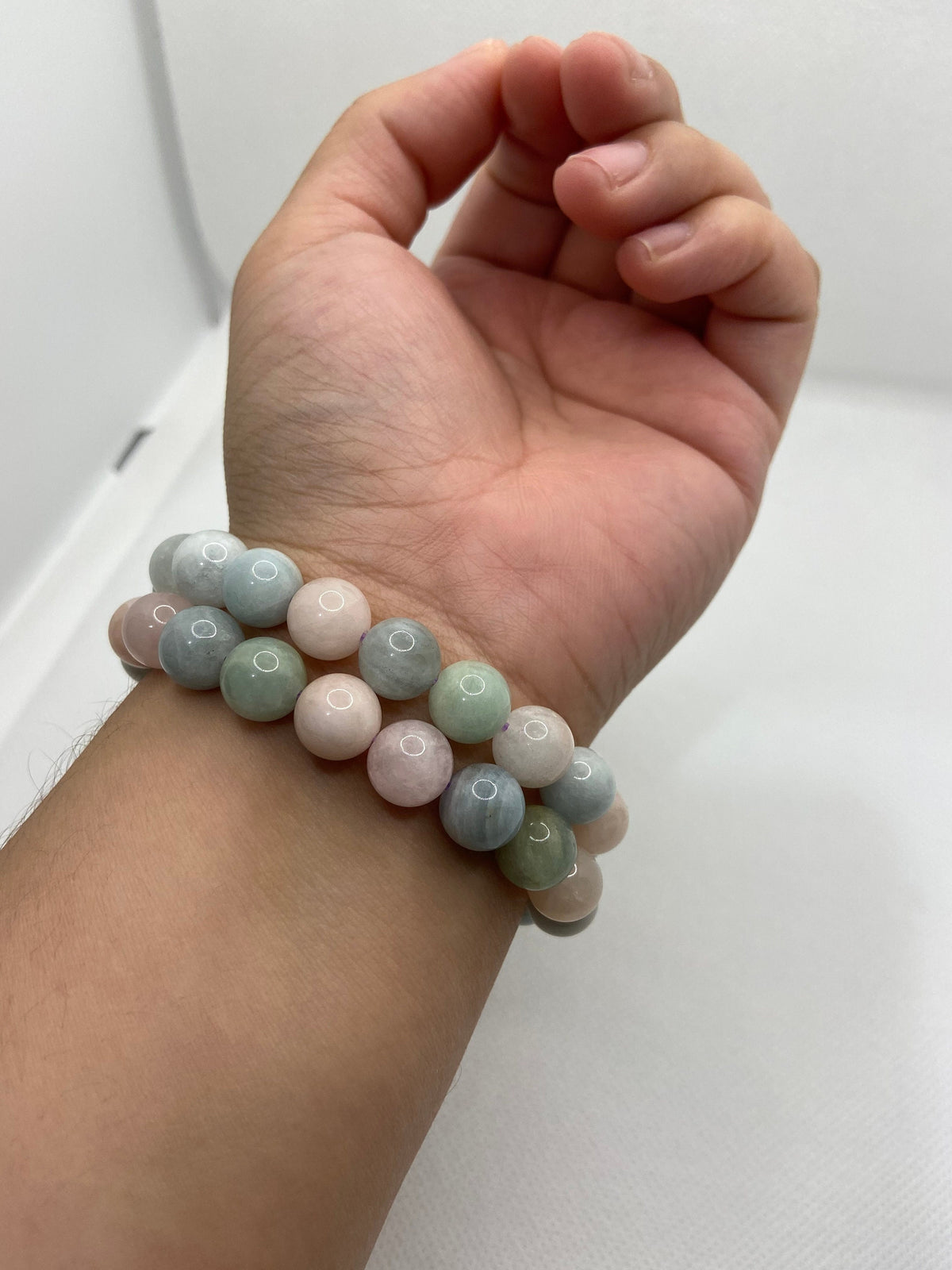 Handmade Morganite Bracelet
