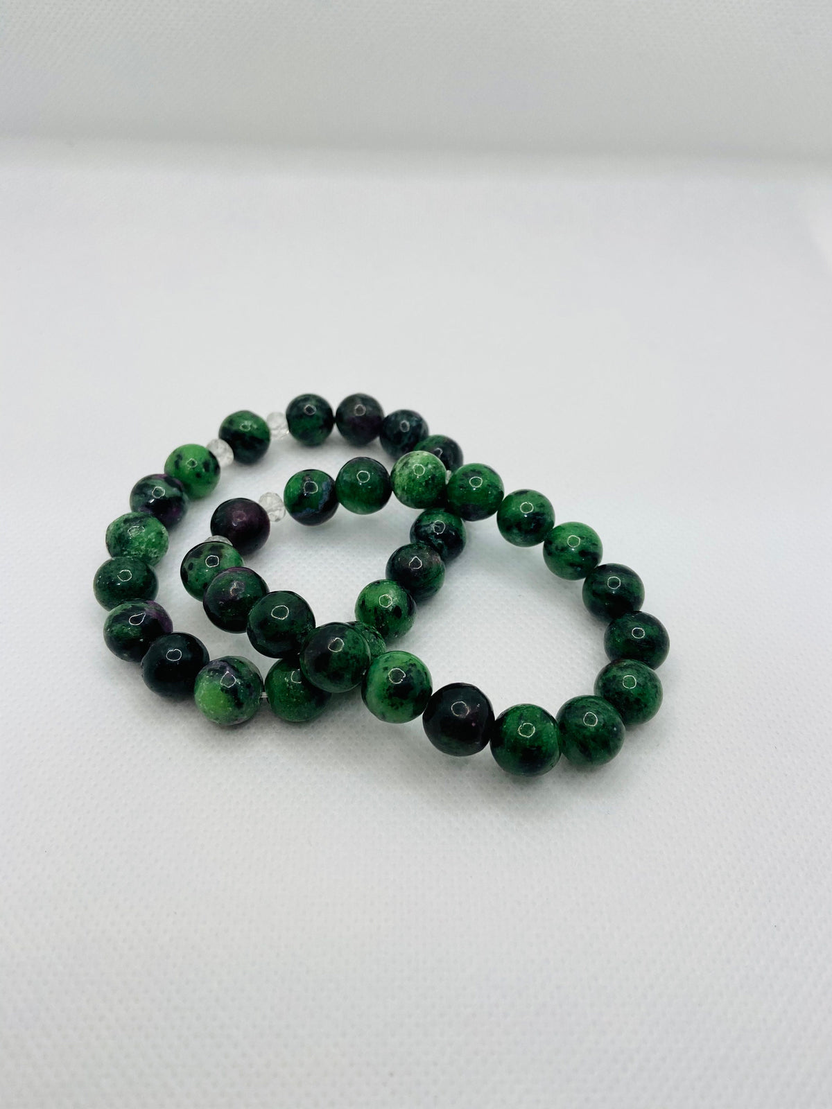 Handmade Ruby in Zoisite Bracelet