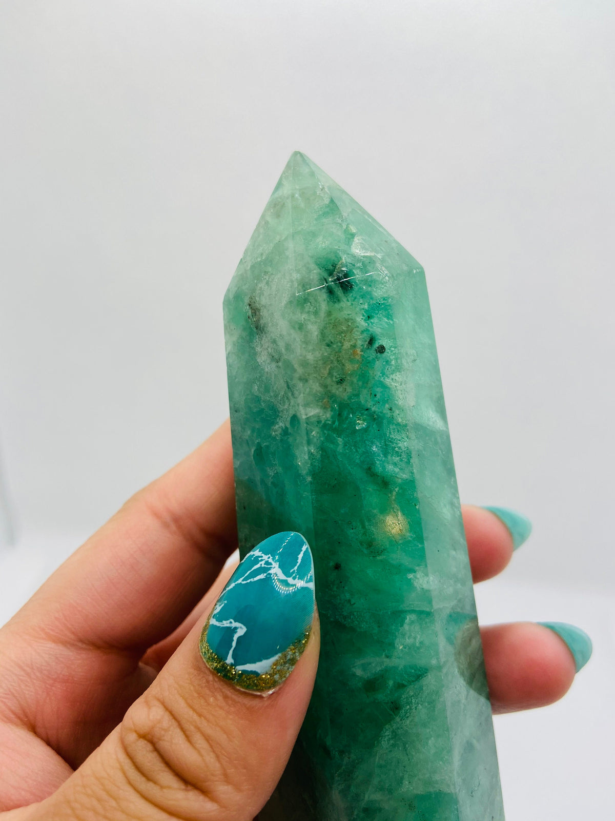 Medium Green Fluorite Tower