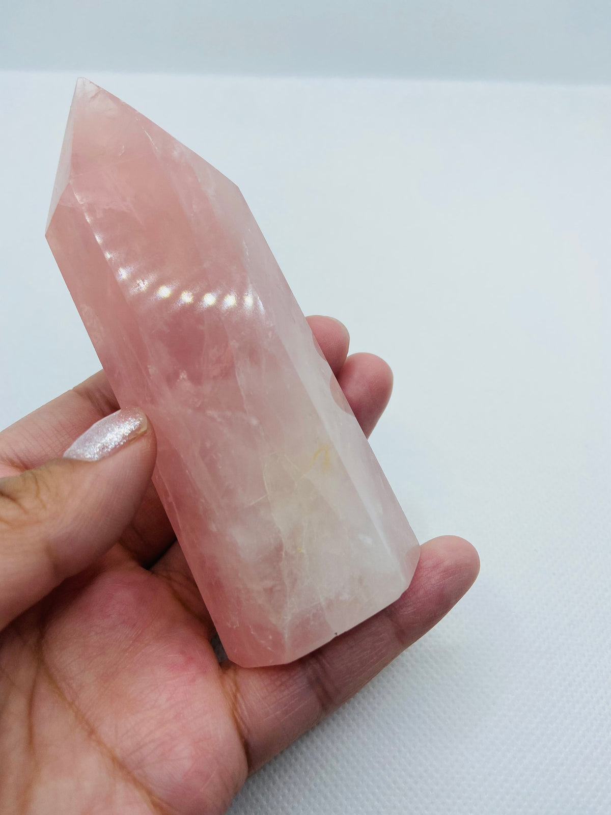 Mozambique Rose Quartz Tower