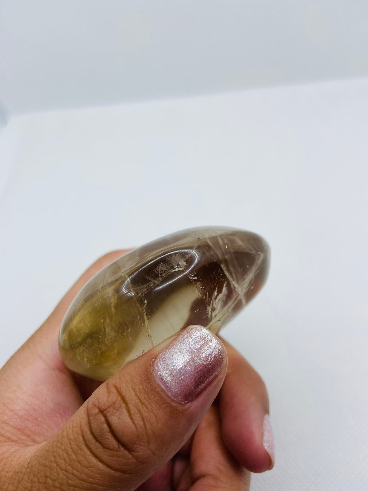Smoky Quartz Palm Stone