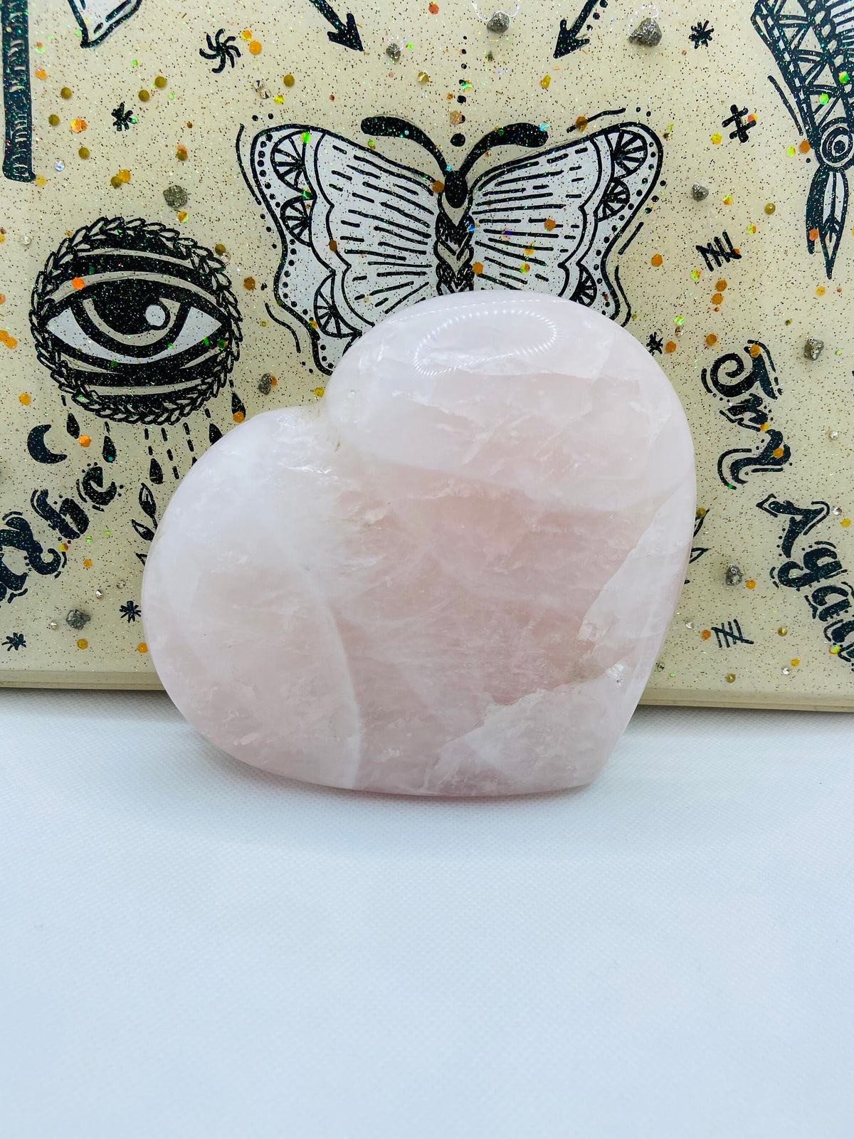 Rose Quartz Heart
