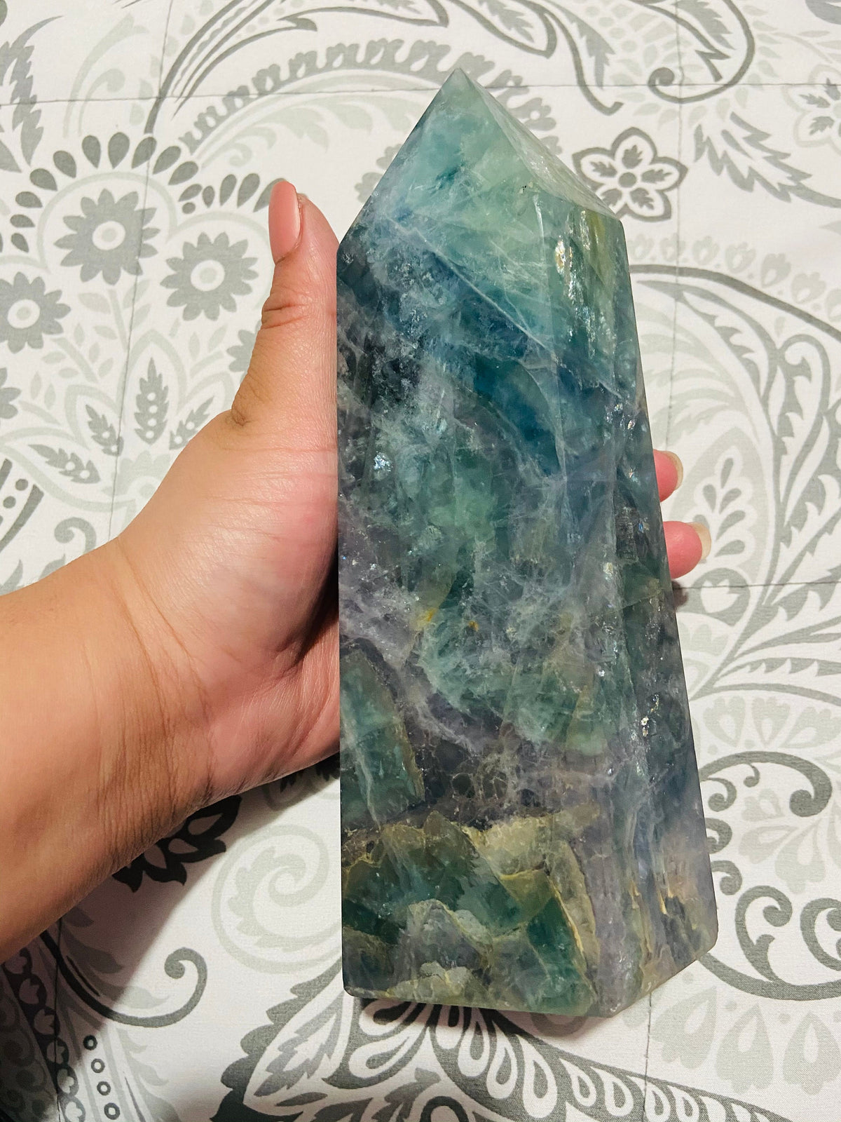 7.3" X-Large Fluorite Tower 3.7 LB
