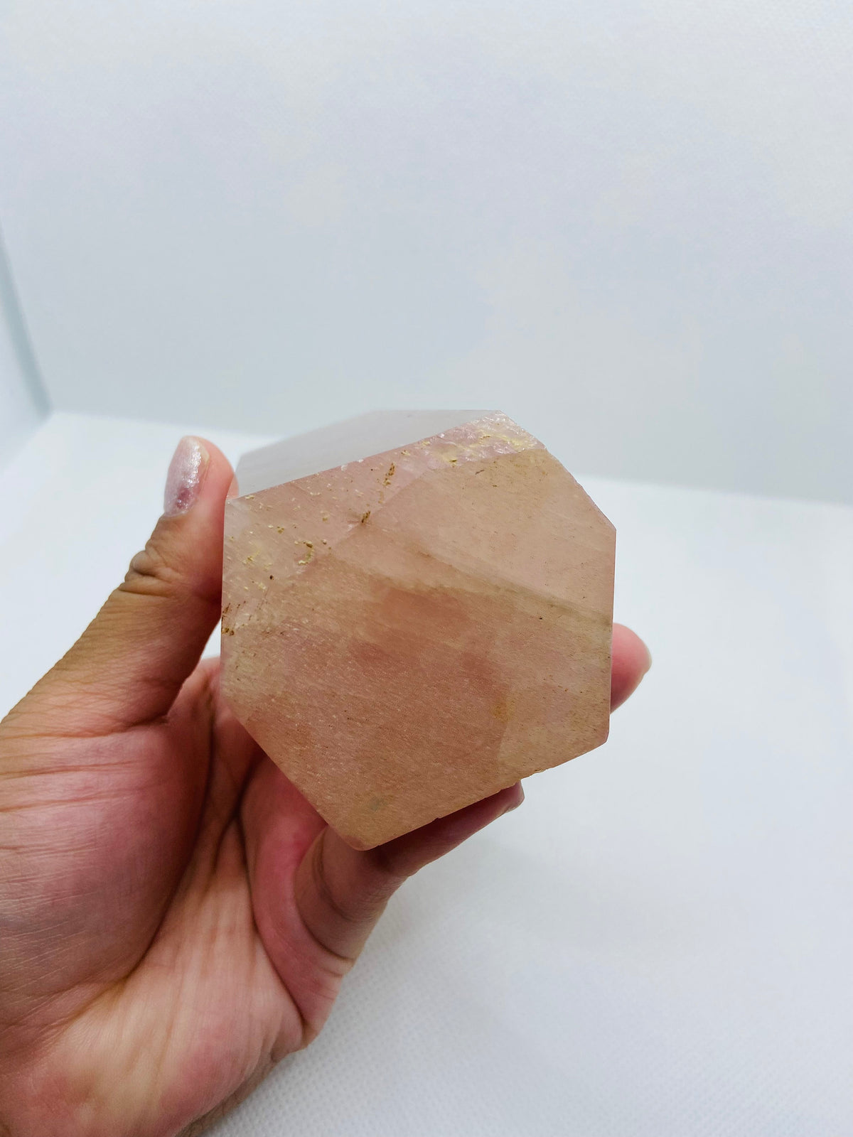 Mozambique Rose Quartz Tower