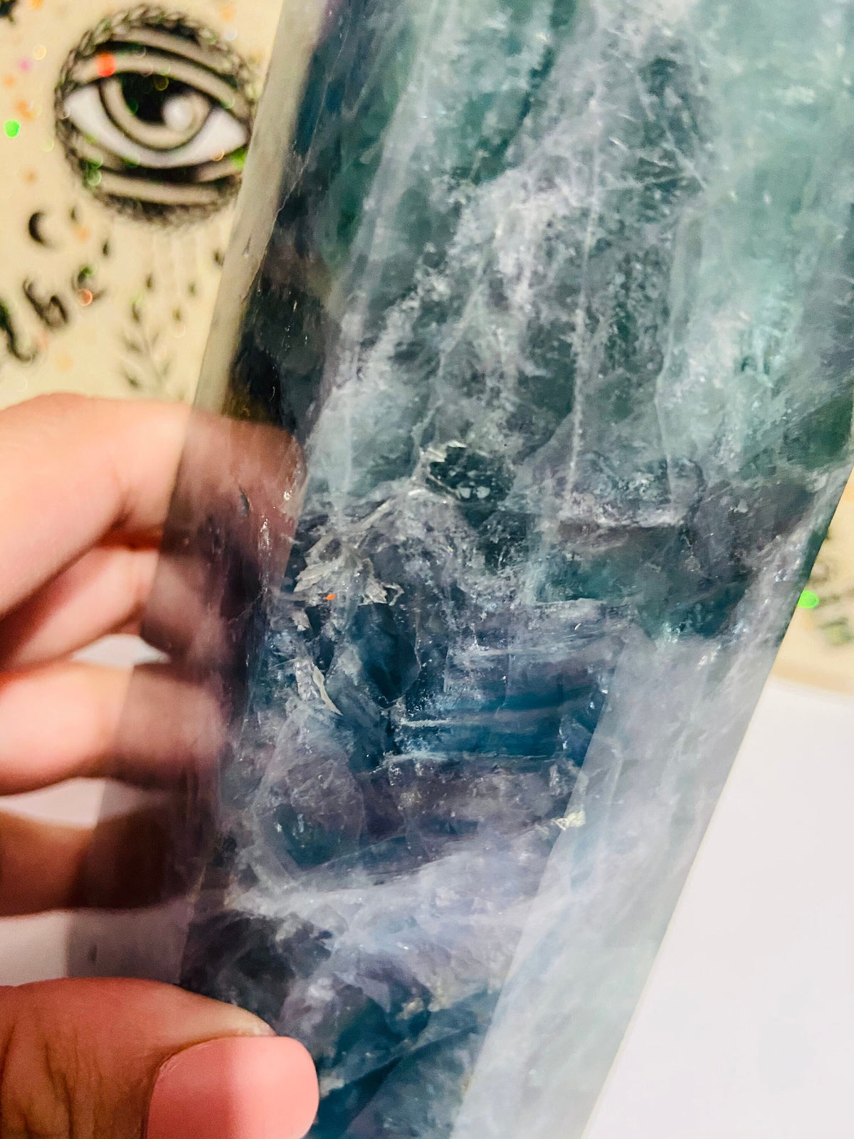 7.3" X-Large Fluorite Tower 3.7 LB