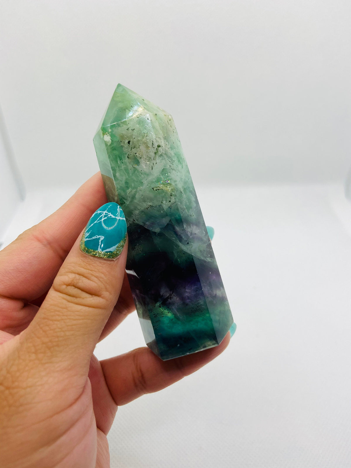 Medium Green Fluorite Tower