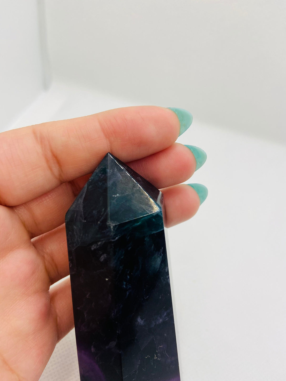 Medium Rainbow Fluorite Tower