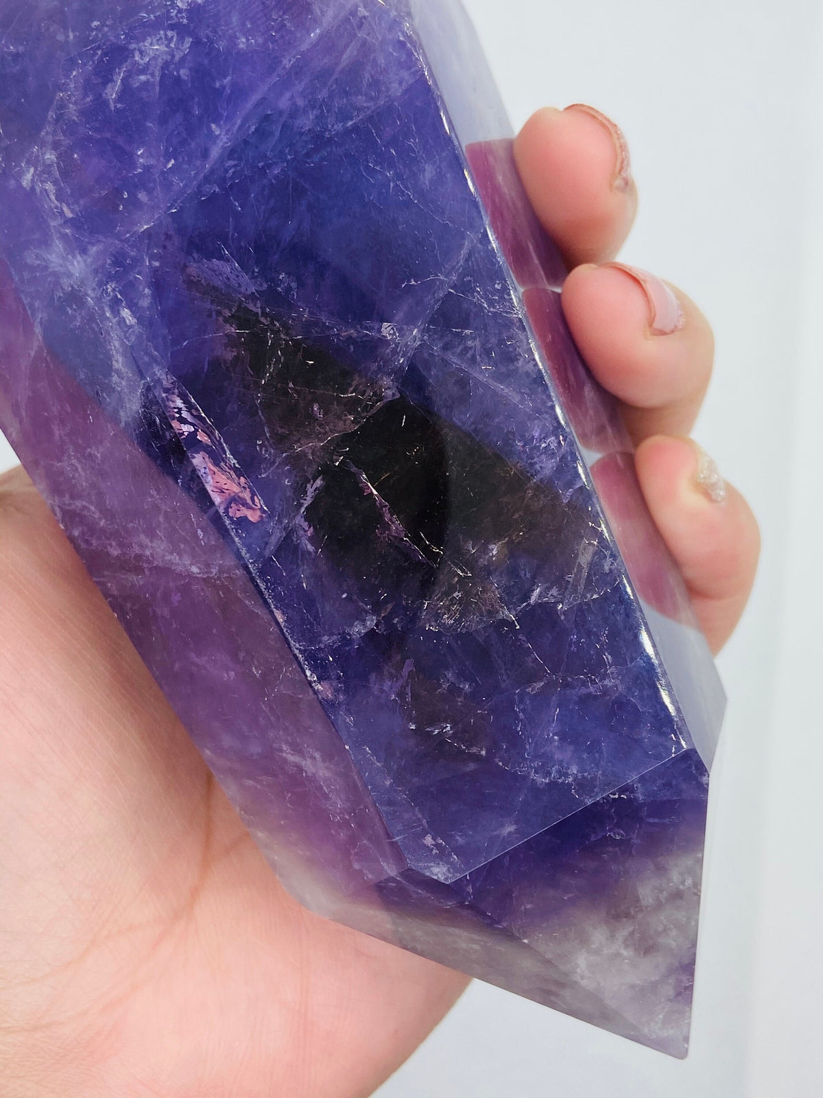 Large Double Terminated Amethyst