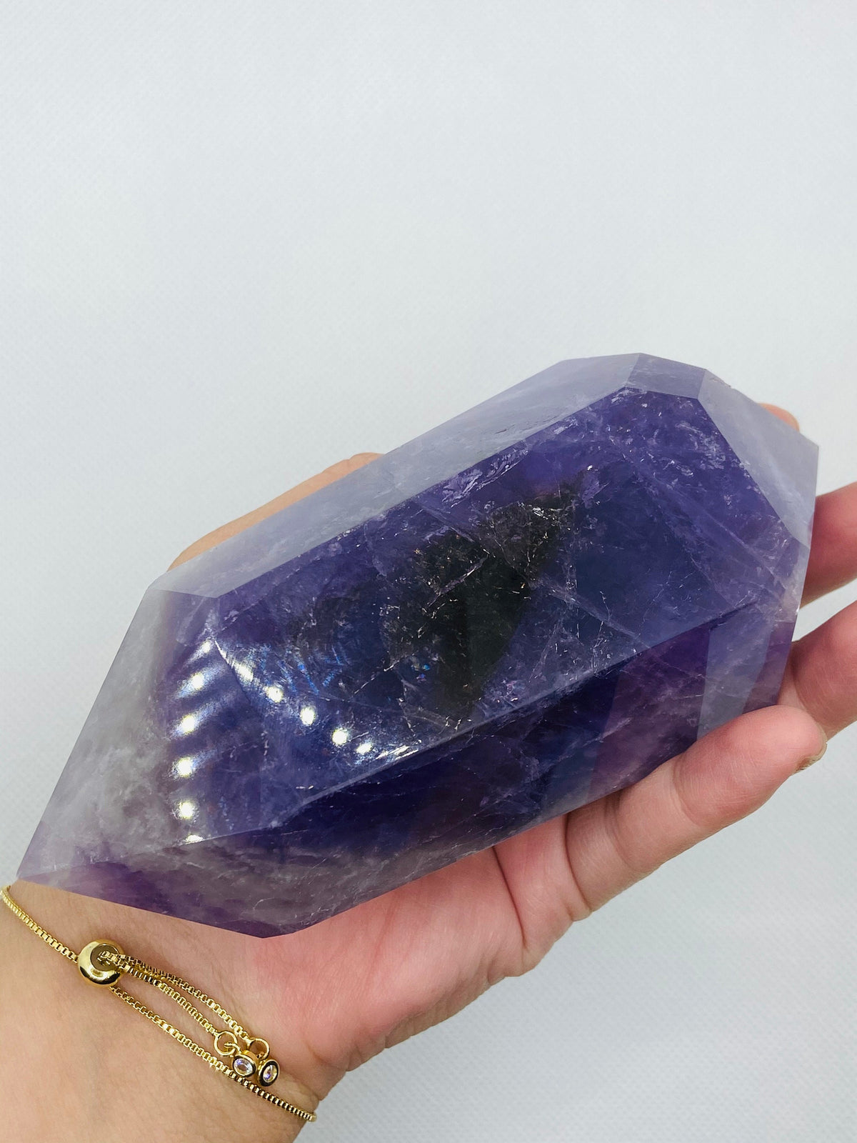 Large Double Terminated Amethyst