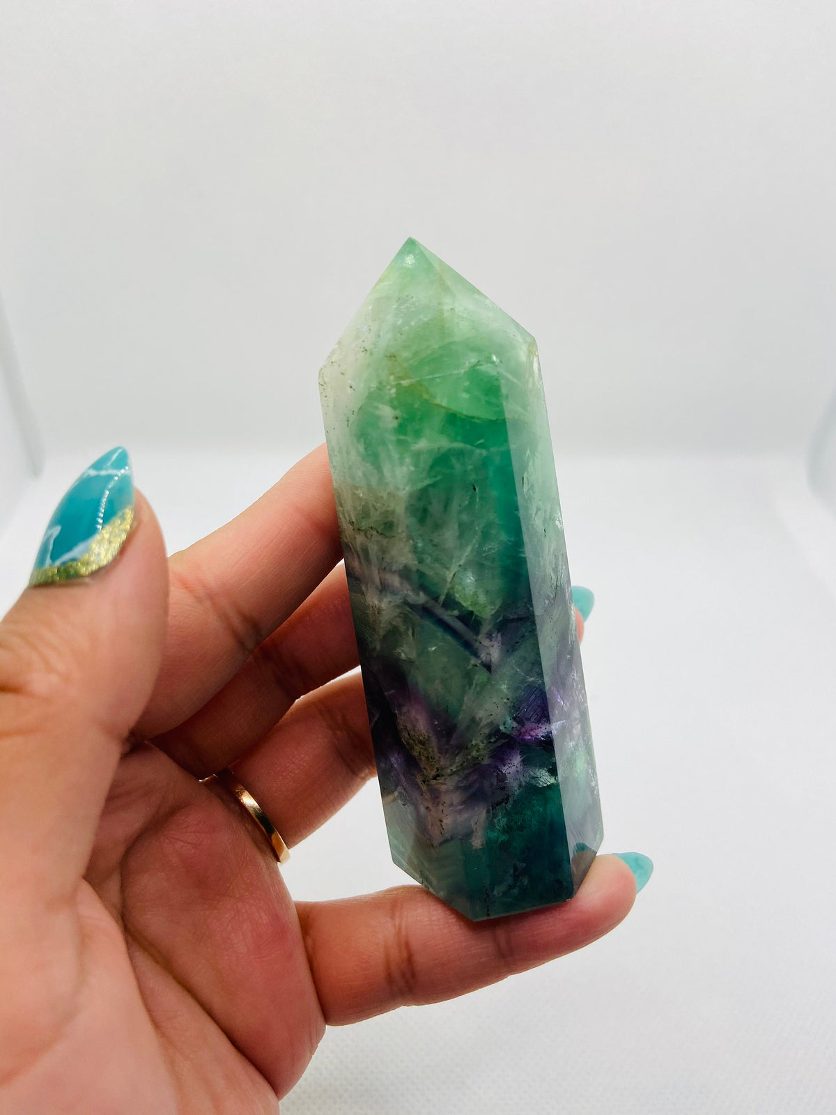 Medium Green Fluorite Tower