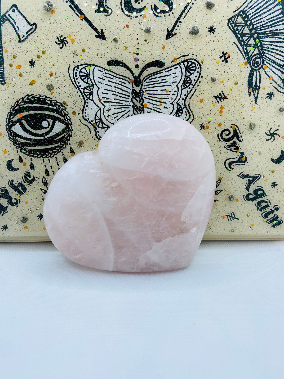 Rose Quartz Heart
