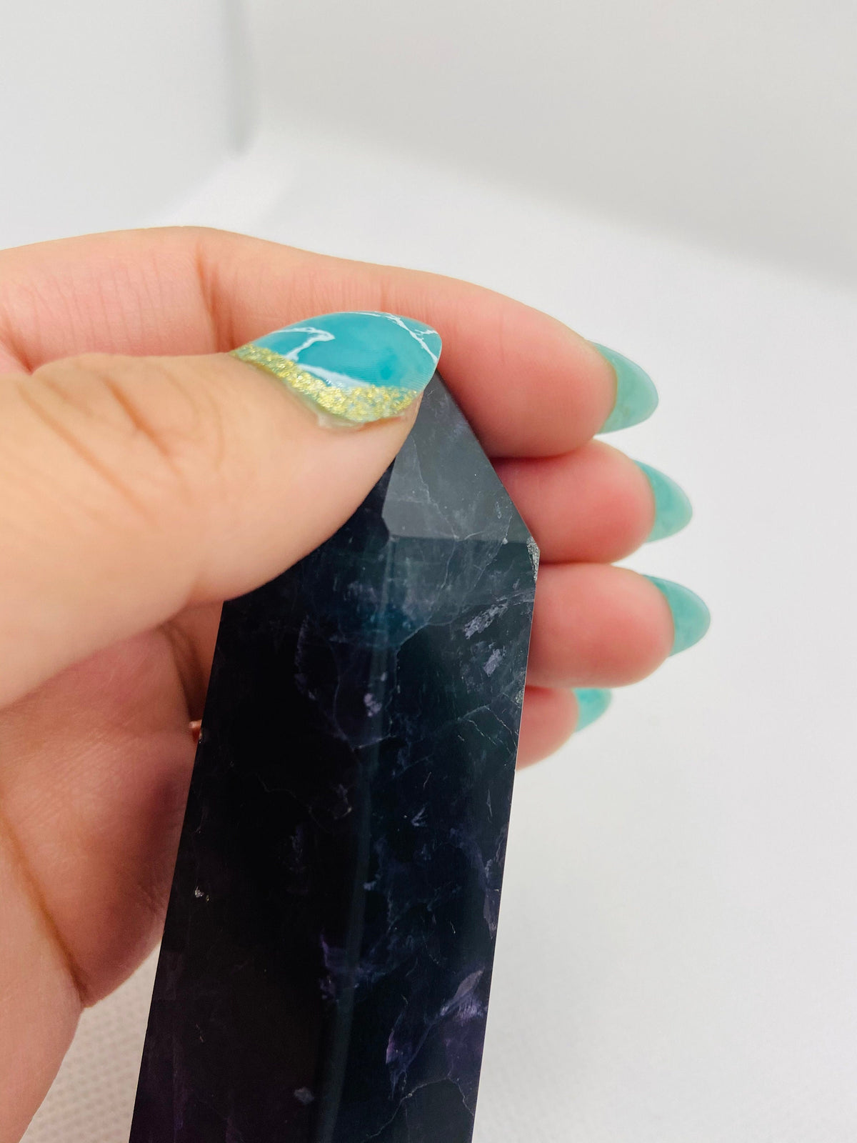 Medium Rainbow Fluorite Tower