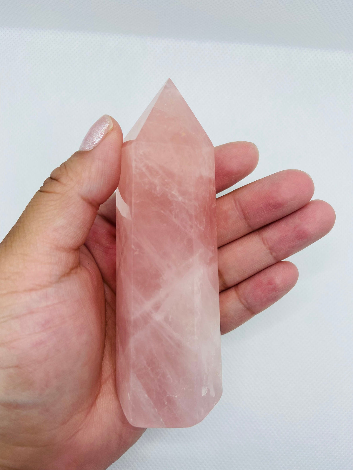 Mozambique Rose Quartz Tower