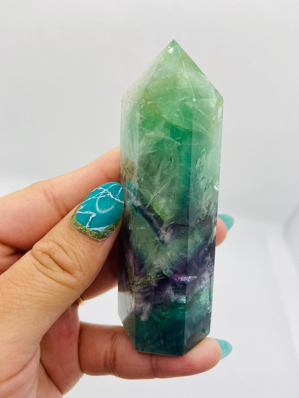 Medium Green Fluorite Tower