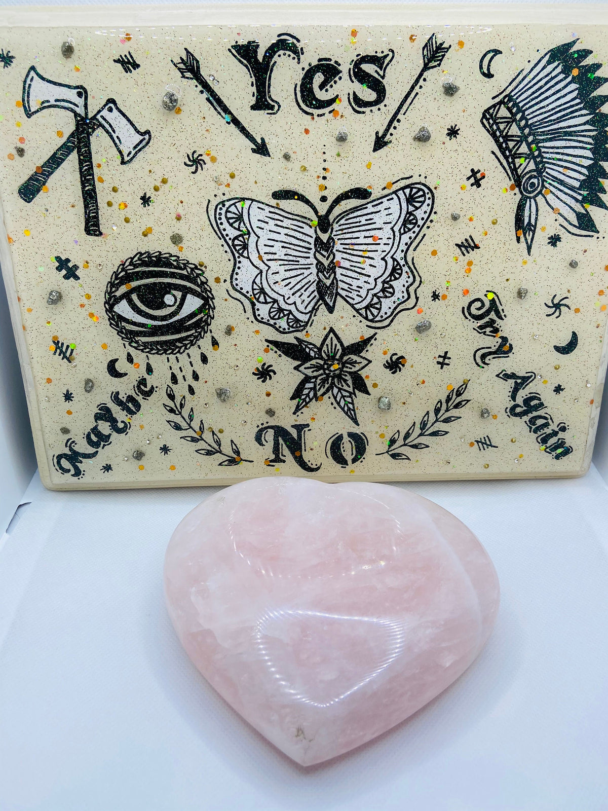 Rose Quartz Heart