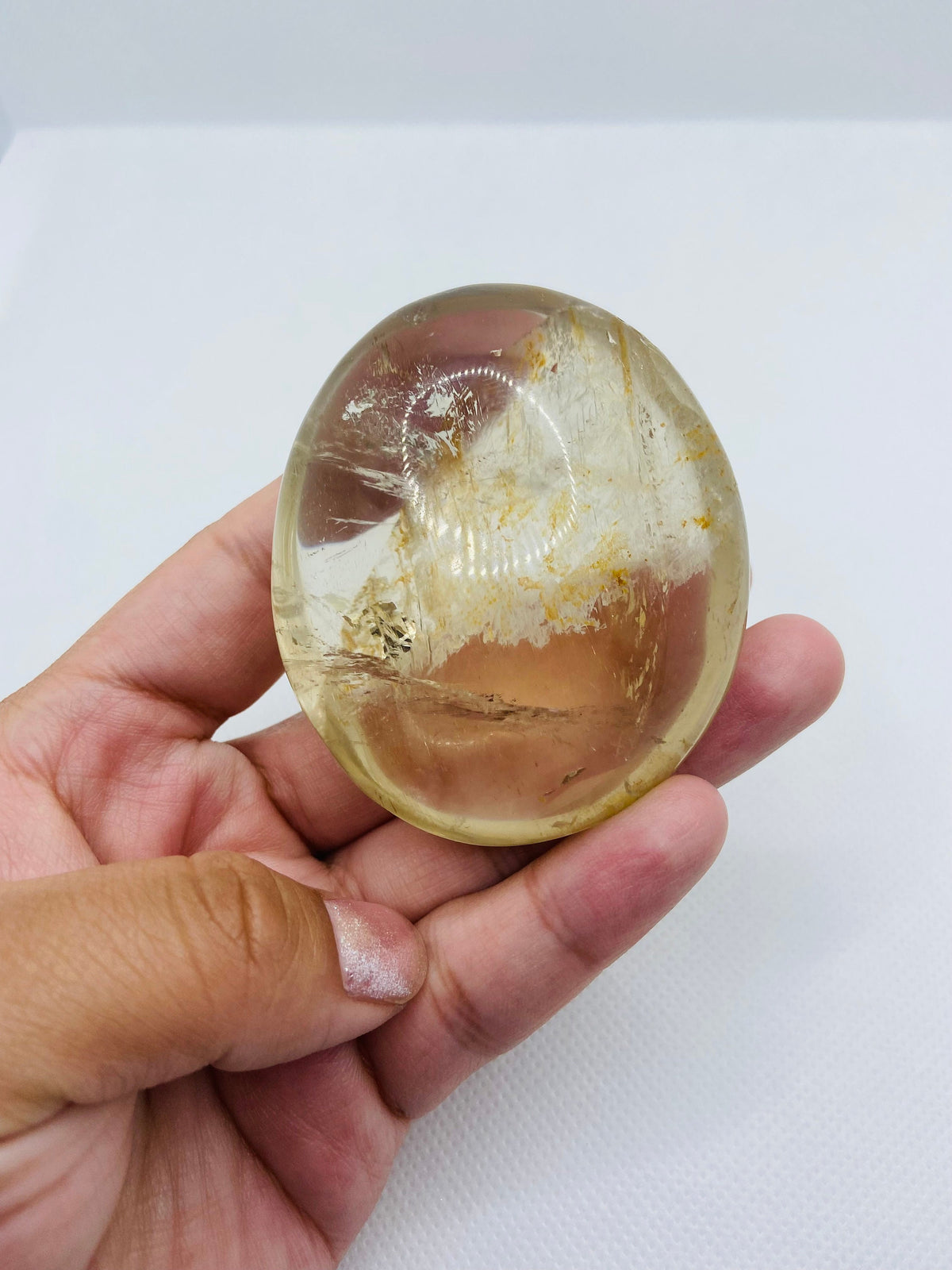Smoky Quartz Palm Stone