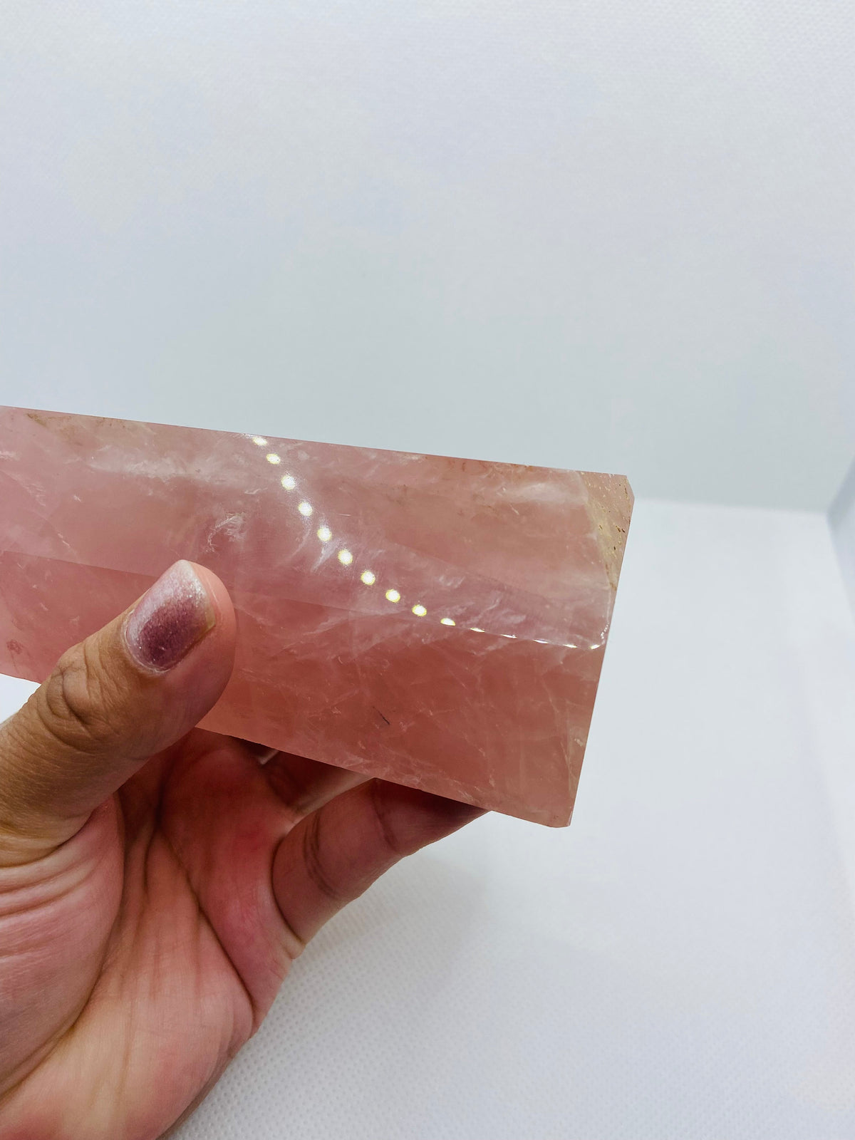 Mozambique Rose Quartz Tower