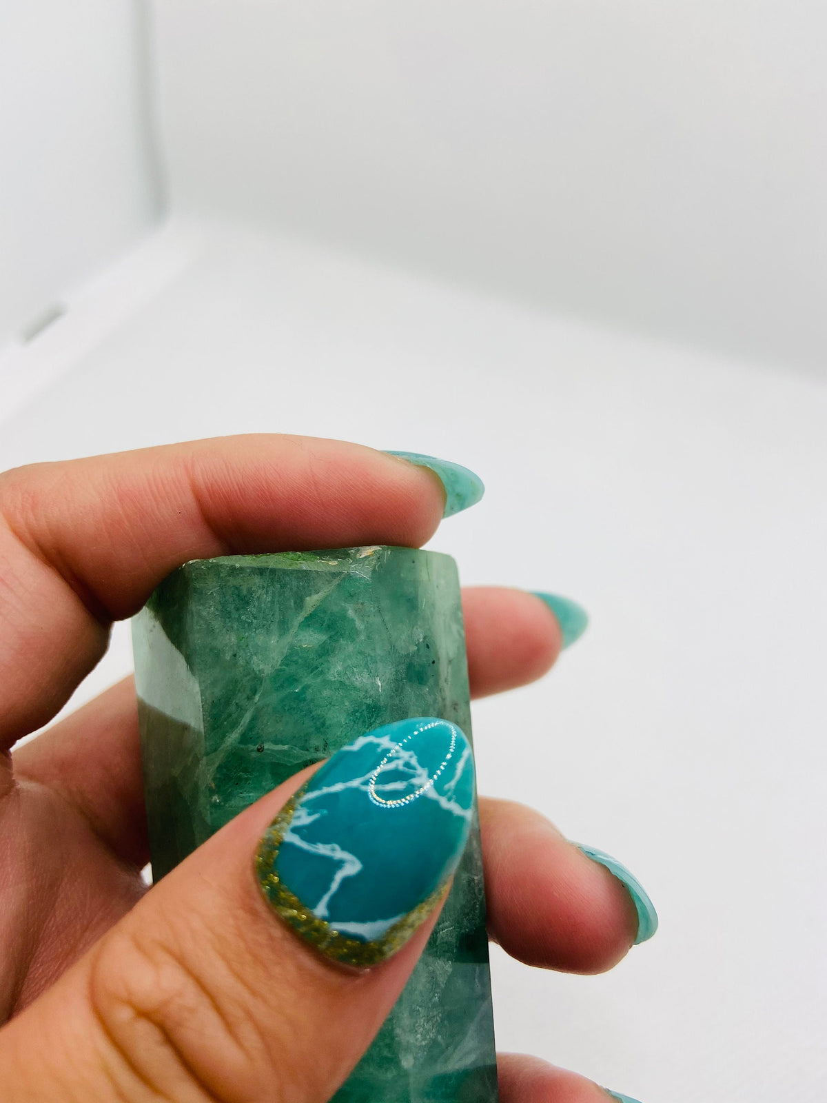 Medium Green Fluorite Tower