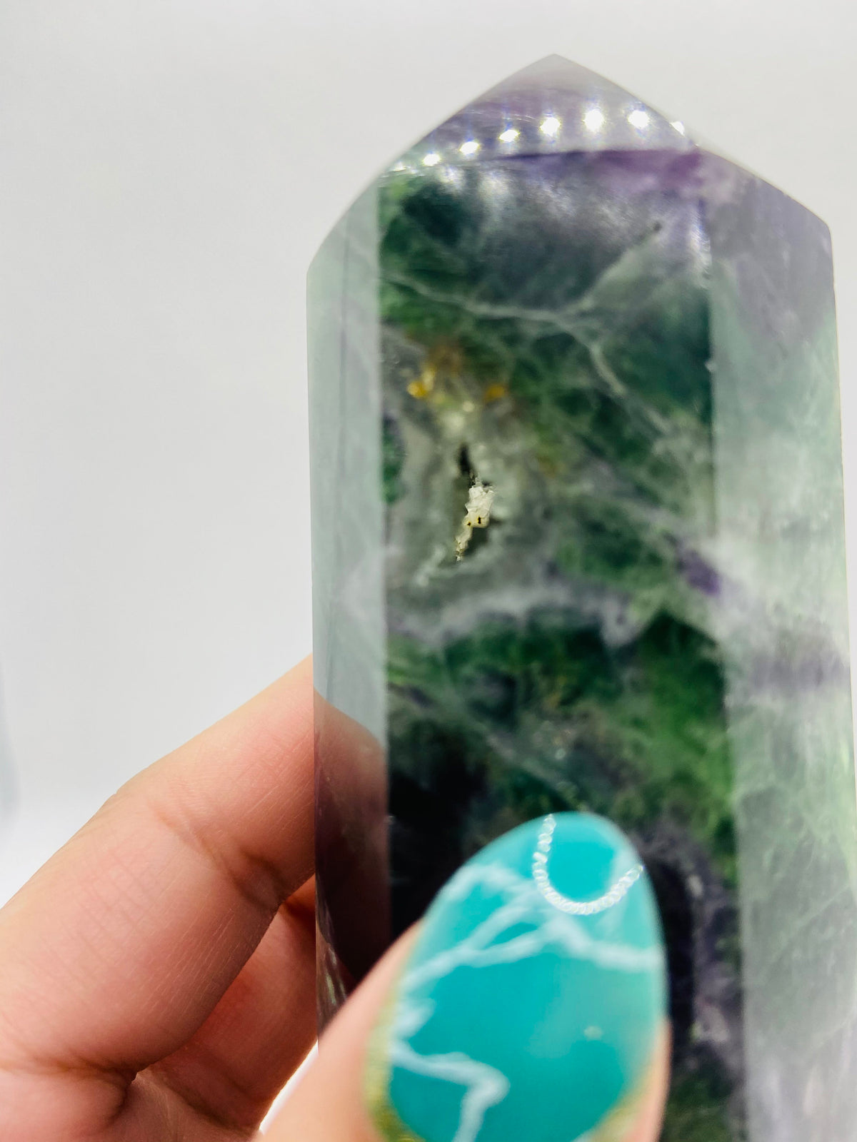 Medium Druzy Fluorite Tower