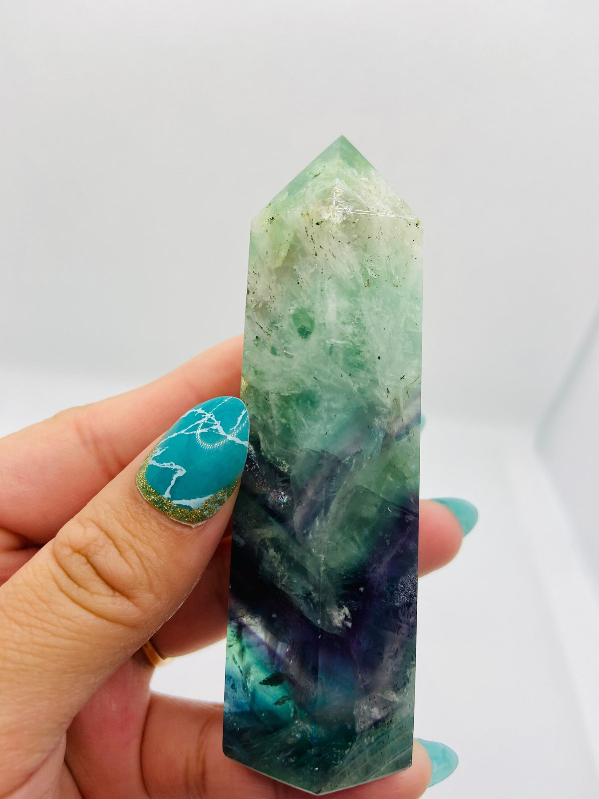 Medium Green Fluorite Tower