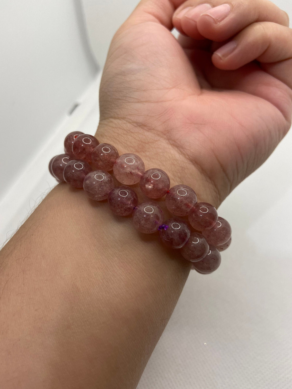 Handmade Strawberry Tanzberry Bracelet