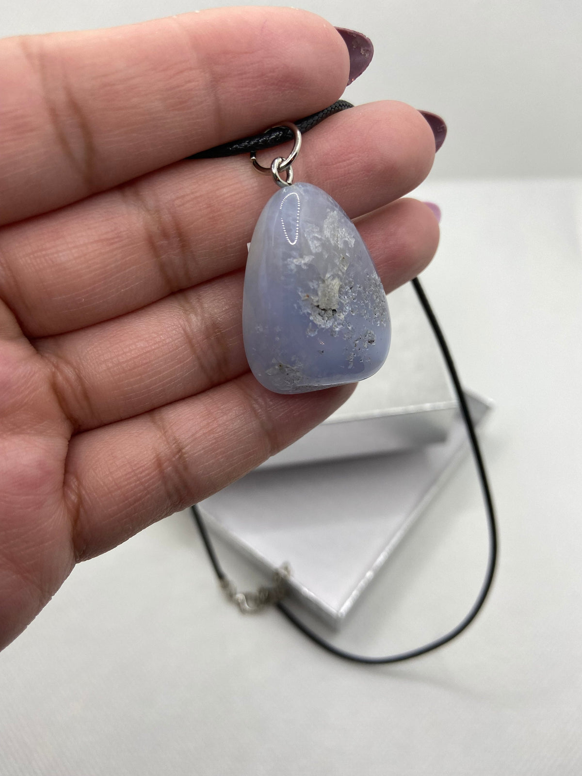 Blue Lace Agate Necklace