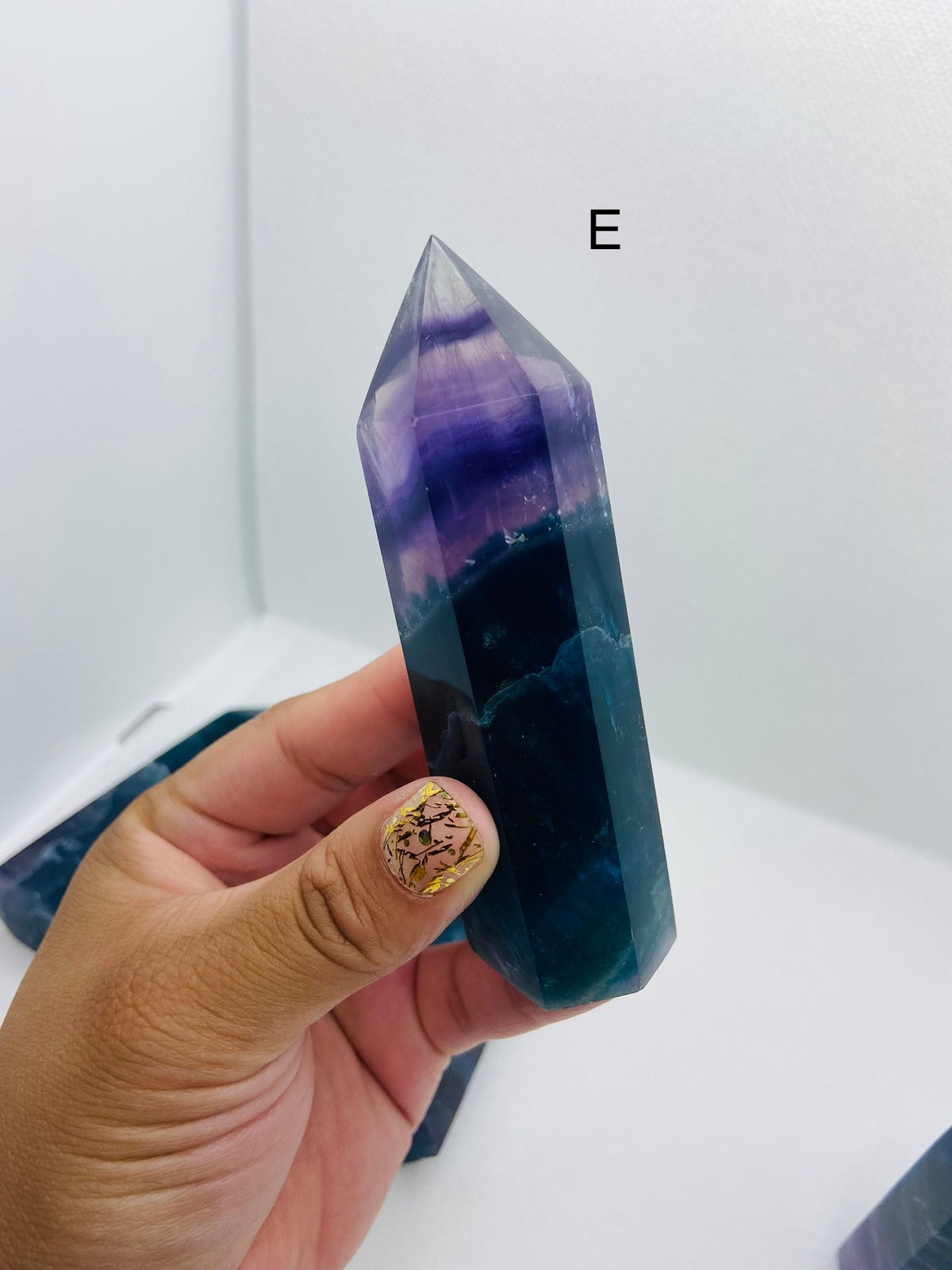 Deep Blue Fluorite Towers