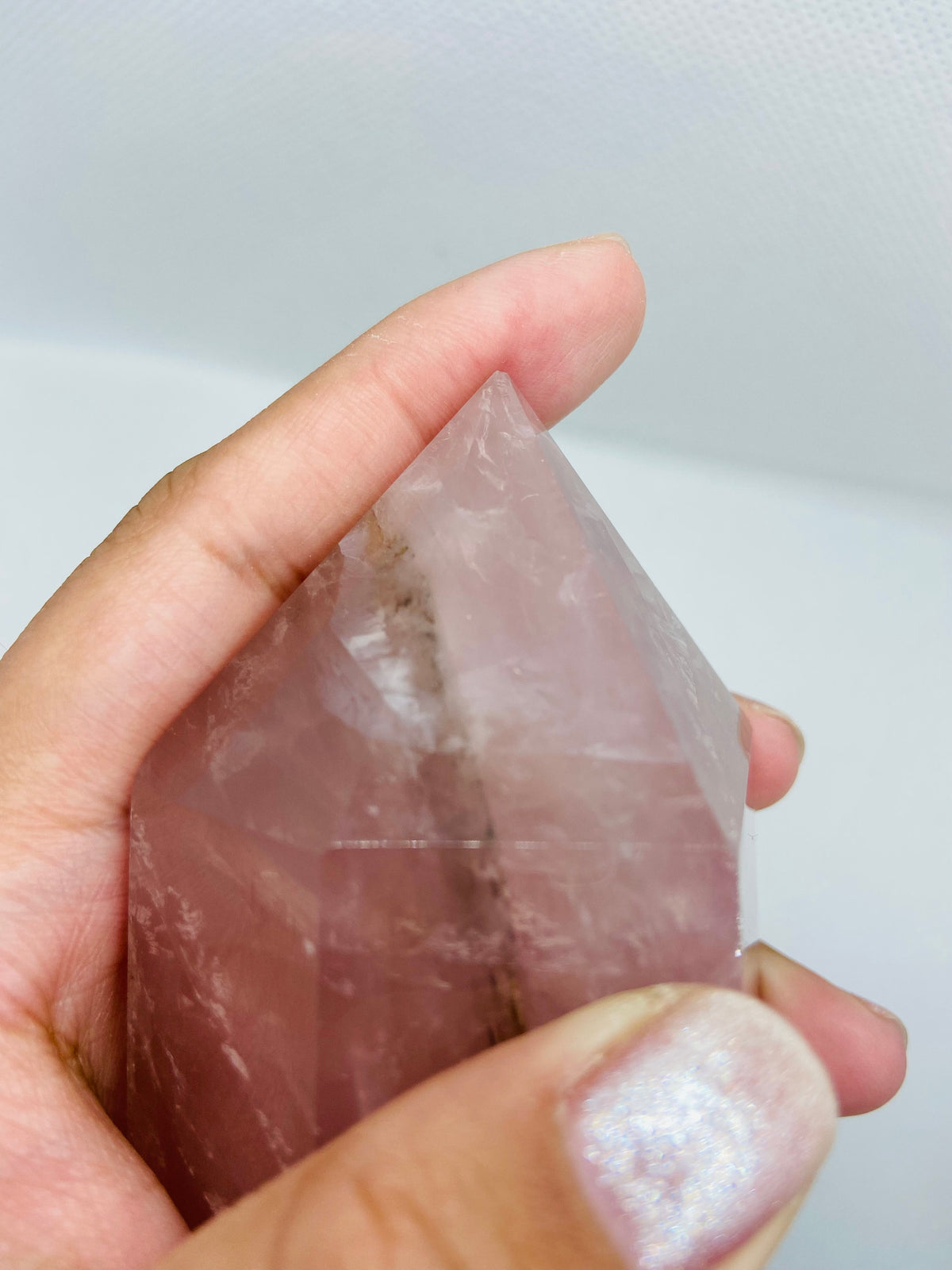 Mozambique Rose Quartz Tower