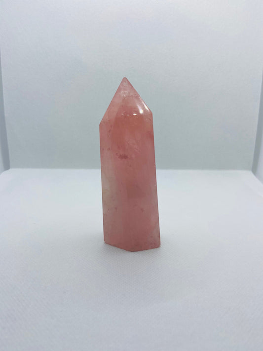 Mozambique Rose Quartz Tower
